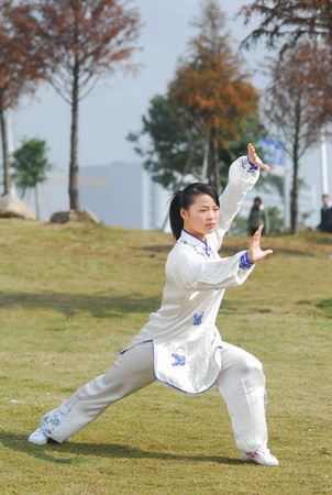 雞公山武校女子個(gè)人太極拳