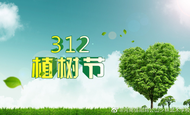 溫暖三月 攜綠意與春風共舞——信陽市雞公山少林武術學校開展植樹活動